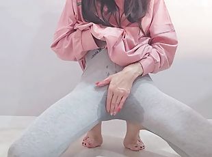 asiatique, masturbation, orgasme, pisser, transsexuelle, maigre, amateur, pieds, culotte, jeune-18