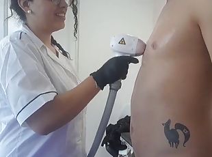 gros-nichons, infirmière, amateur, babes, ejaculation-sur-le-corps, latina, branlette, massage, couple, point-de-vue