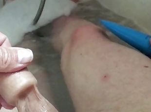 Stretching the foreskin in the bath: two items