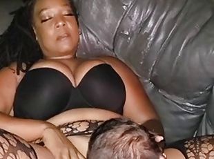 amatør, ebony, svart, bbw