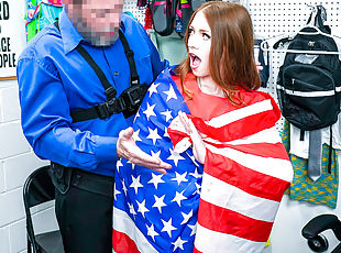 Memorial Day had 18yo schoolgirl stealing a flag