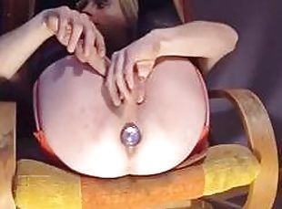 masturbieren, transsexueller, dilettant, anal-sex, schwer, homosexuell, unterwäsche, fetisch, allein, nylon