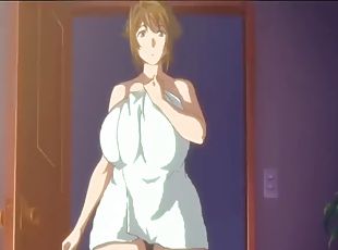 tetas-grandes, madurita-caliente, mamá, japonés, regordeta, anime, hentai, culazo, leche, lactando