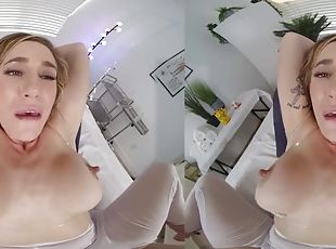 Amazing Footjob and Anal in Massage Parlor