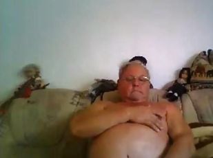 Grandpa Sroke on webcam