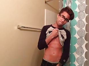 Amateur Gerald Stroking His Big Dick