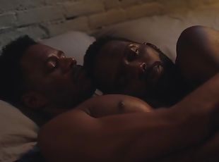 Two black men kiss 2019