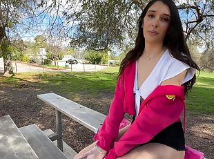 Aria Sloane with hot ass enjoys while being fucked in HD POV