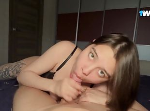 Lovely hussy blowjob heart-stopping porn video
