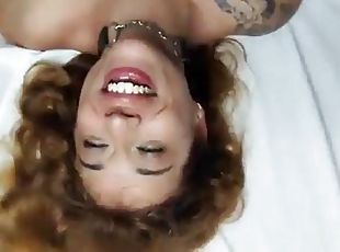 femme, anal, hardcore, gangbang, sexe-de-groupe, double, blonde, cocu, pénétrante
