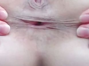 Delicious close up pussy asshole