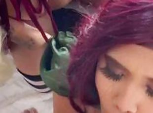 Latinas witches get fucked after spell