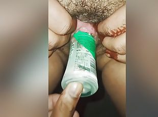 botella, peluda, coño-pussy, amateur, juguete, primera-persona, hermana, fetichista