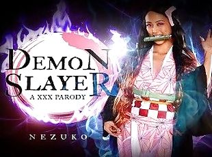 Asian Alexia Anders As DEMON SLAYER NEZUKO Testing Your Sex Skills VR Porn