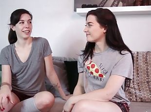 Ersties - Domino  Missy Enjoy Making Their First Lesbian Sex Video Together