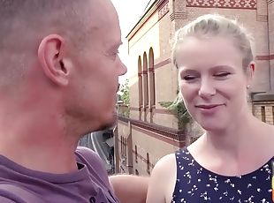 German sex date amateur babe public POV fucked outdoor