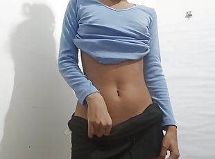 asian, pelancapan, amateur, gadis-indian, solo