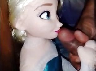 Fucking with my new frozen Elsa, I was very pleased