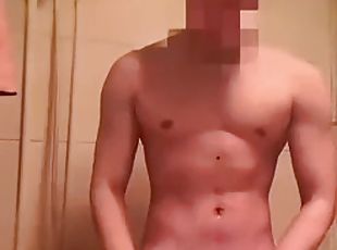 Guy boy gym solo BigCock Horny Masturbation