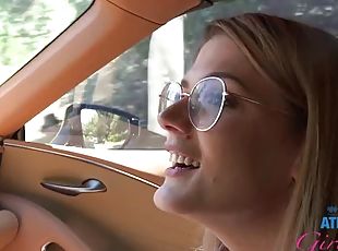 Hanging out with young amateur Riley Rose on the beach and hitting the road in POV.