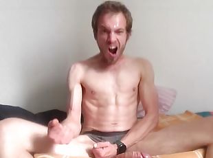 masturbation, amateur, gay, allemand, lingerie, solo