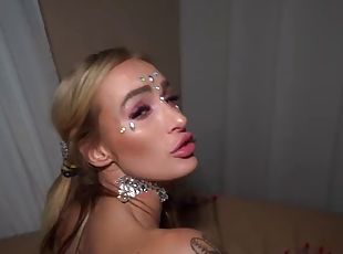 store-pupper, orgasme, offentlig, babes, blowjob, cumshot, hardcore, pov, europeisk, euro