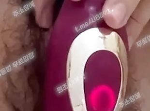 3586 Sex Twitter Slurping Ash Cream Womanizer Dildo Masturbation Korean YOUB892