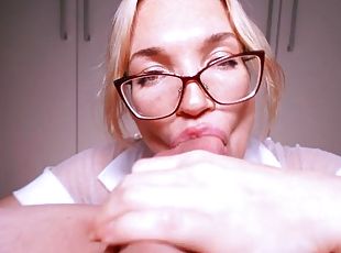 Hot tongue in ass and huge cum