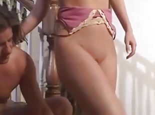 Babysitter fucked hard in her ass
