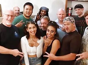 mamada, hardcore, latino, sexo-en-grupo, morena