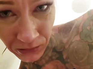 Amanda Doll - POV Anal Quickie In The Shower - Amanda doll