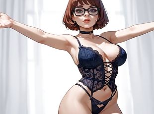 Futanari Velma from Scooby Doo