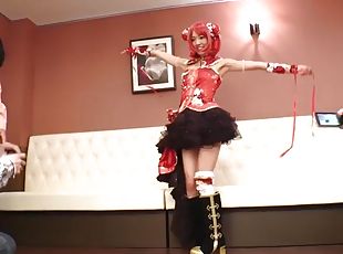 asien, haarig, blasen, beule-schuss, creampie, franzose, 3etwas, gesichts