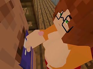 Minecraft Jenny Mod Velma Dinkley is here and ready to be fucked and give a blowjob