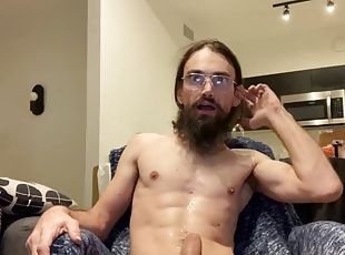 poilue, masturbation, orgasme, maigre, amateur, ejaculation-sur-le-corps, énorme-bite, gay, point-de-vue, solo