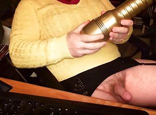 masturbieren, dilettant, beule-schuss, spielzeug, schwer, homosexuell, wichsen, neckend