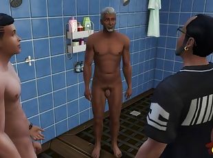 Perv Old Fit Coach Tricked And Fucked a Handsome Boy - WickedWhims
