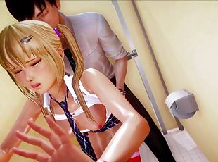 madurita-caliente, adolescente, hardcore, universidad, rubia, hentai, 3d