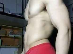asiatique, masturbation, gay, branlette, chinoise