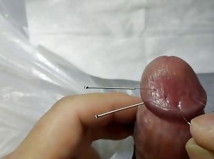 CBT needling penis