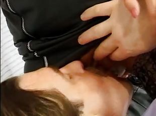 Except Milf Tamara fucks with Udo not to pay the taxifhrer