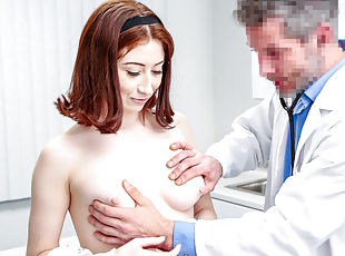 Tempting short haired patient wants doctors cock