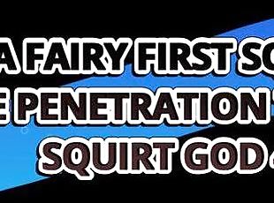 UNA FAIRY FIRST SQUIRT in DOUBLE PENETRATION DP THREESOME  SQUIRT GOD 4K
