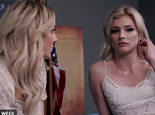 Broke College Babes Sneak into School to Stay and Fuck
