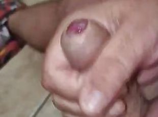Uncut cock play