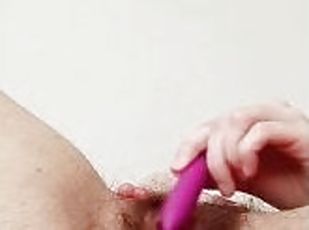 poilue, masturbation, orgasme, chatte-pussy, amateur, jouet, maison, latina, serrée, solo