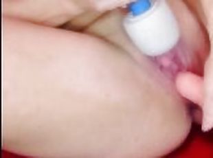 orgasmo, squirting, amateur, juguete, a-solas