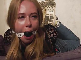 Sexy Hogtied Girl