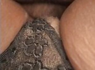 Up close and personal cum shot