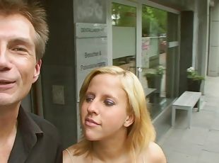 zunaj, najstnice, par, blond, realnost, fafanje-sucking